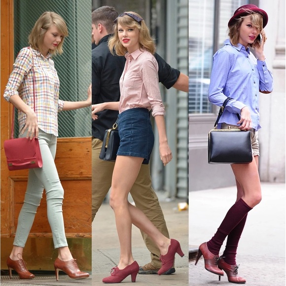 Levi Oxford Lace Up Leather Heels “
Taylor Swift Vibes” - Picture 7 of 14